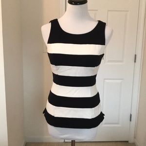White House Black Market Striped Top